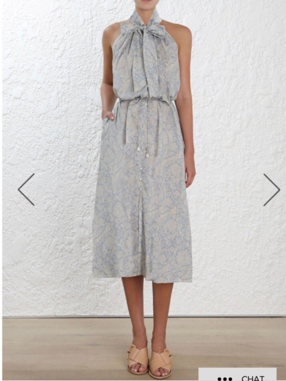 Zimmerman Paisley Cotton Midi Dress